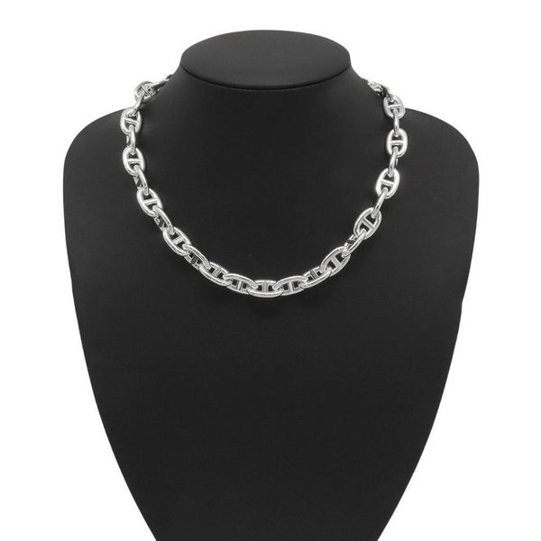 エルメス ネックレス シェーヌダンクル ネックレスMM 36コマ SV925シルバー HERMES ジュエリー