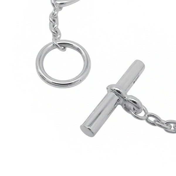 エルメス ブレスレット シェーヌダンクル ファランドール SV925シルバー サイズST HERMES ジュエリー