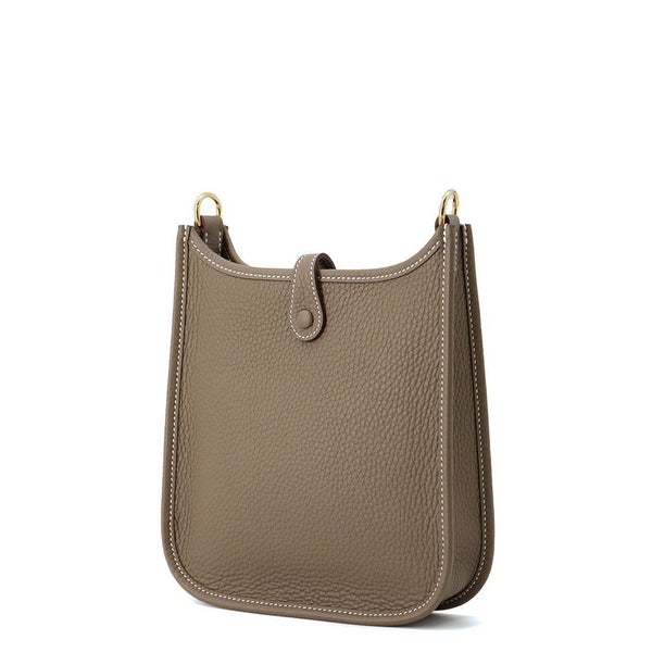 エルメス エブリンTPM アマゾン エトゥープ/ブルーインディゴ/ゴールド金具 トリヨンクレマンス K刻印