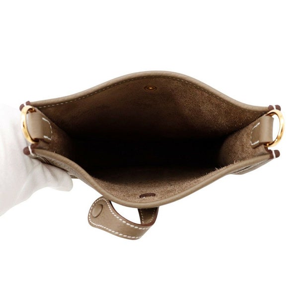 エルメス エブリンTPM アマゾン エトゥープ/ブルーインディゴ/ゴールド金具 トリヨンクレマンス K刻印