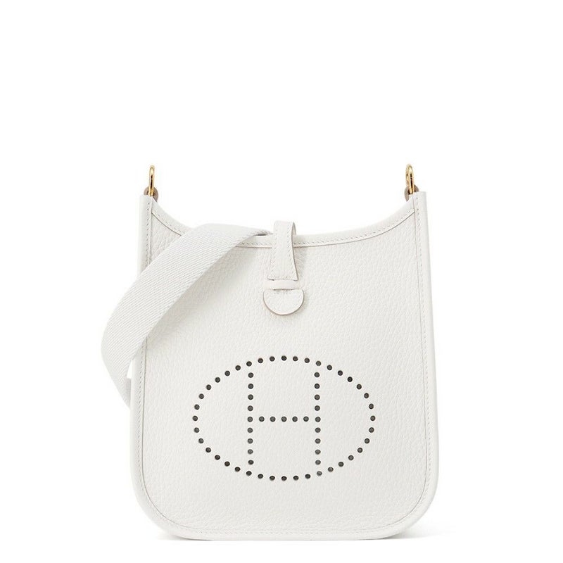 エルメス ショルダーバッグ エブリンTPM 111cm グリスペール/ゴールド金具 トリヨンクレマンス W刻印