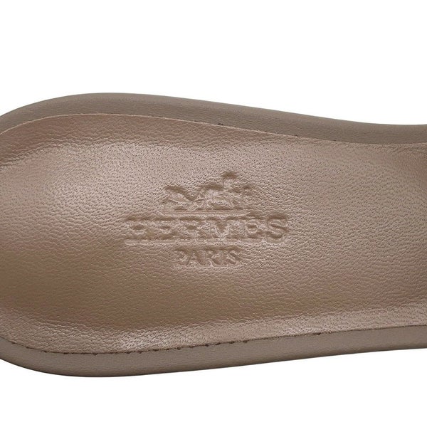 エルメス サンダル オアジス Oasis レザー レディースサイズ36 1/2 HERMES 靴