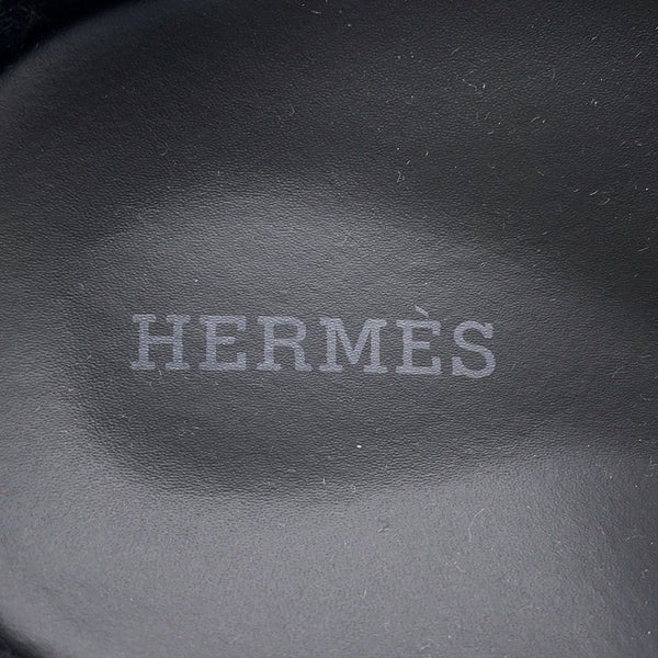 エルメス サンダル シプレ カーフレザー レディースサイズ38 HERMES 靴 黒