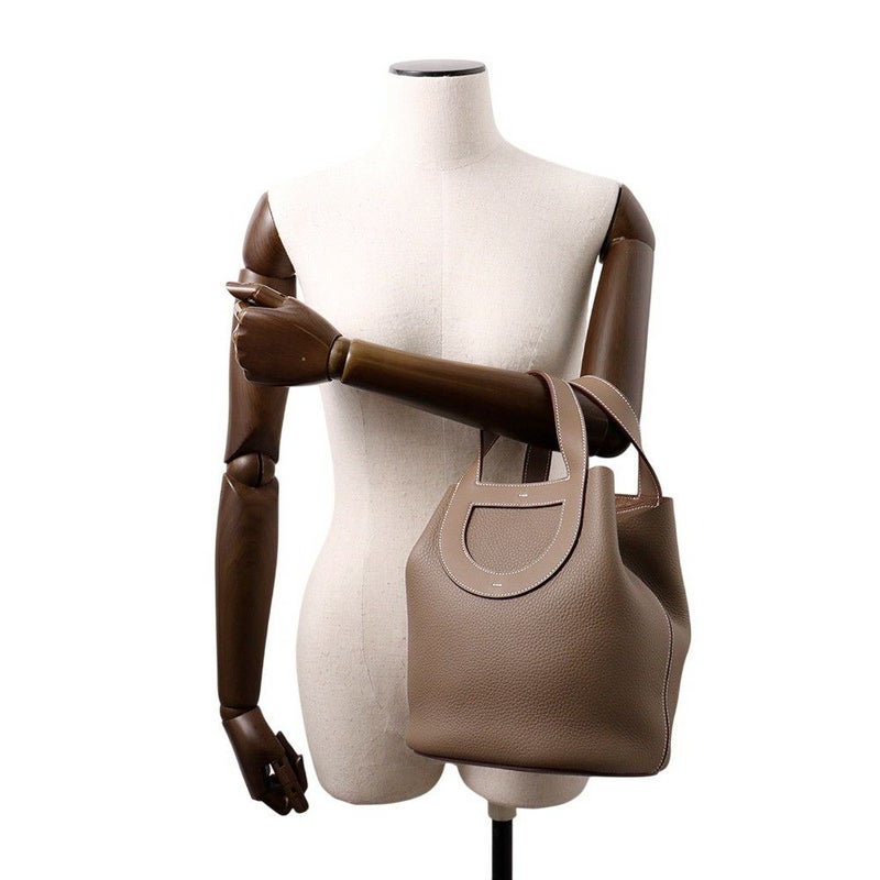 エルメス トートバッグ インザループ 23 エトゥープ/ゴールド金具 トリヨンクレマンス W刻印