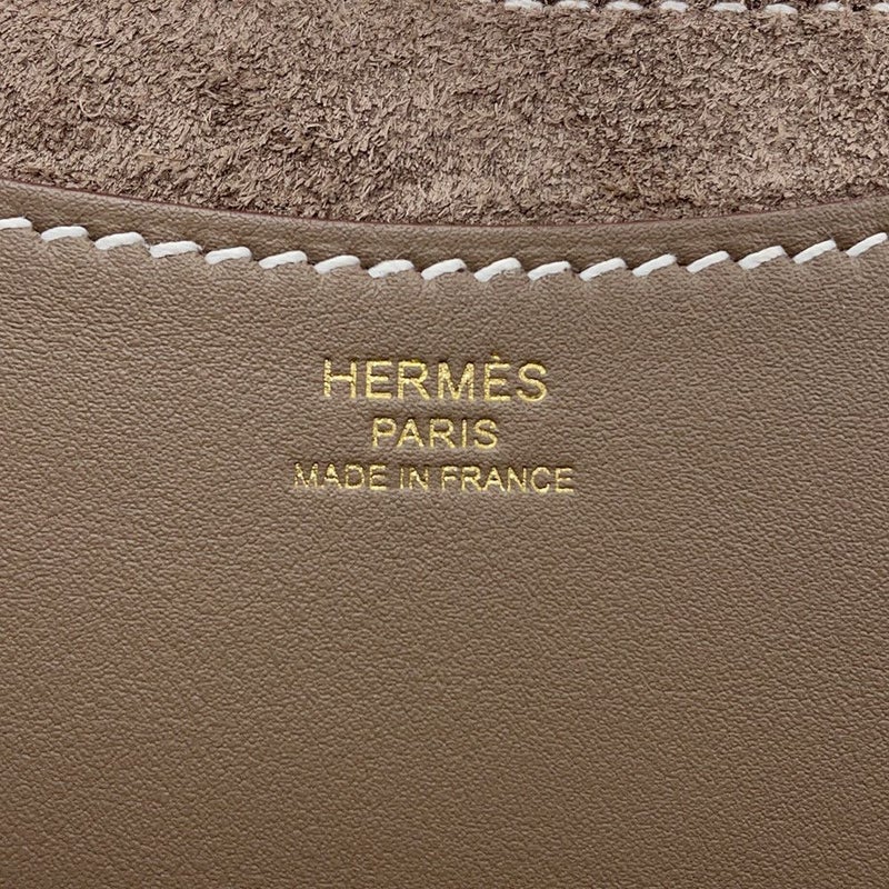 エルメス トートバッグ インザループ 23 エトゥープ/ゴールド金具 トリヨンクレマンス W刻印