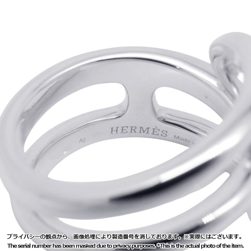 エルメス リング シェーヌダンクル ツイスト パンクPM SV925シルバー リングサイズ52 HERMES 指輪 ジュエリー