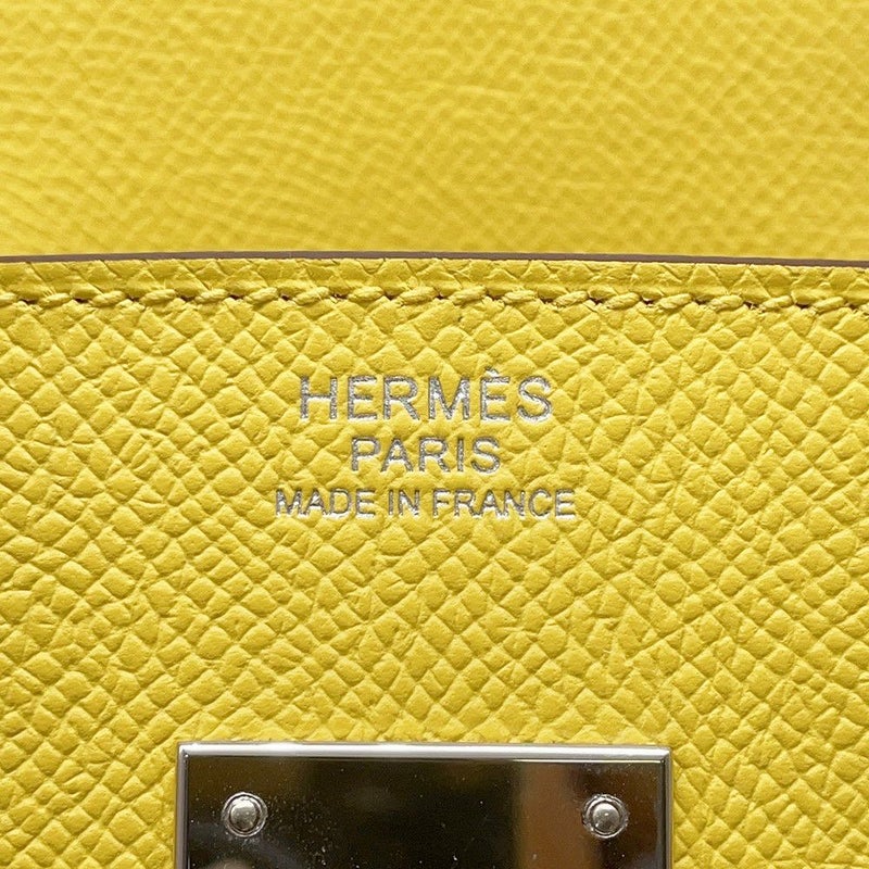 エルメス バーキン30 ジョーヌナプル/シルバー金具 エプソン U刻印 HERMES Birkin ハンドバッグ