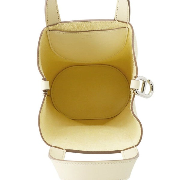 エルメス トートバッグ インザループ 18 ジョーヌミルトン/シルバー金具 トリヨンクレマンス/スイフト W刻印