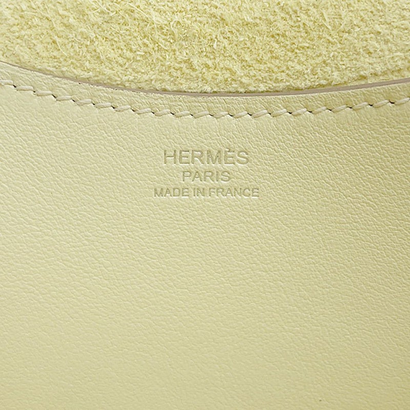 エルメス トートバッグ インザループ 18 ジョーヌミルトン/シルバー金具 トリヨンクレマンス/スイフト W刻印