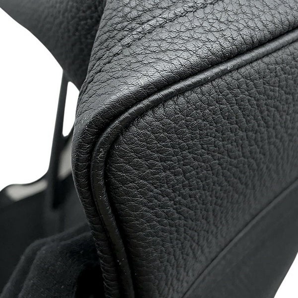 エルメス トートバッグ ガーデンパーティPM ブラック/シルバー金具 ネゴンダ D刻印 HERMES Garden Party 黒