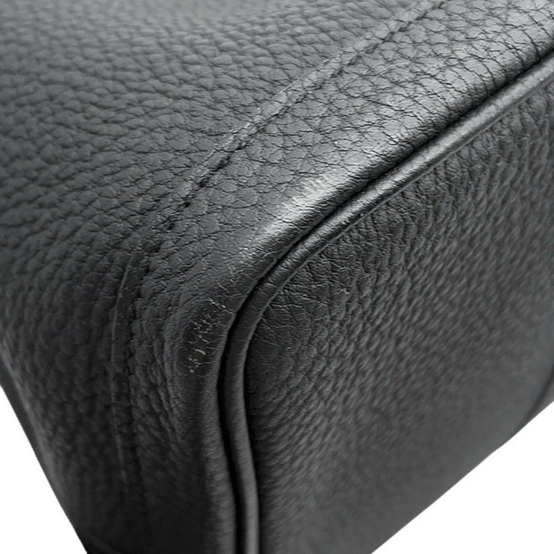 エルメス トートバッグ ガーデンパーティPM ブラック/シルバー金具 ネゴンダ D刻印 HERMES Garden Party 黒