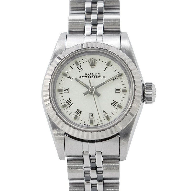 ロレックス デイトジャスト SS/K18WGホワイトゴールド R番 67194 ROLEX 腕時計 白文字盤