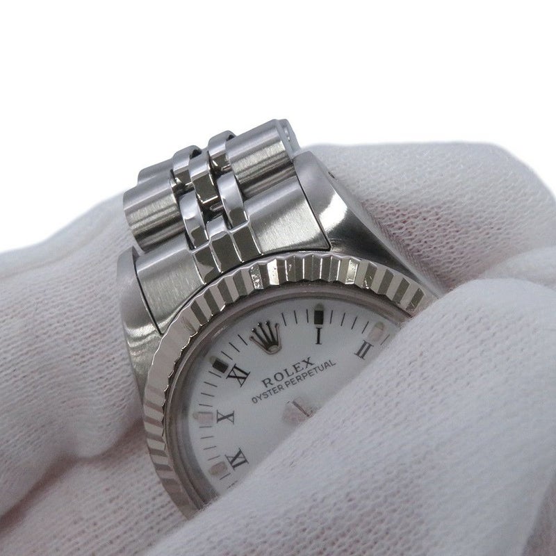 ロレックス デイトジャスト SS/K18WGホワイトゴールド R番 67194 ROLEX 腕時計 白文字盤