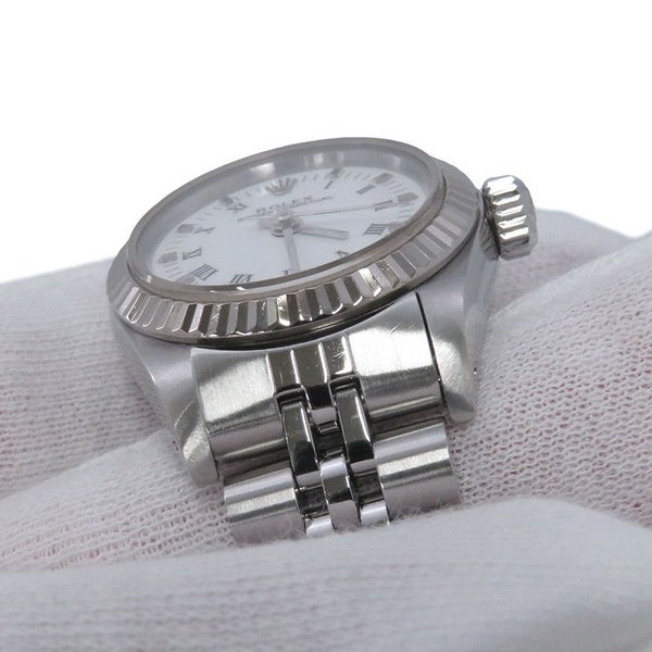 ロレックス デイトジャスト SS/K18WGホワイトゴールド R番 67194 ROLEX 腕時計 白文字盤