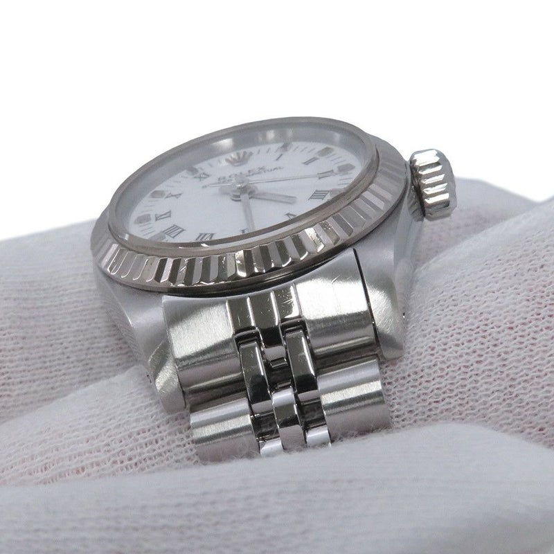 ロレックス デイトジャスト SS/K18WGホワイトゴールド R番 67194 ROLEX 腕時計 白文字盤