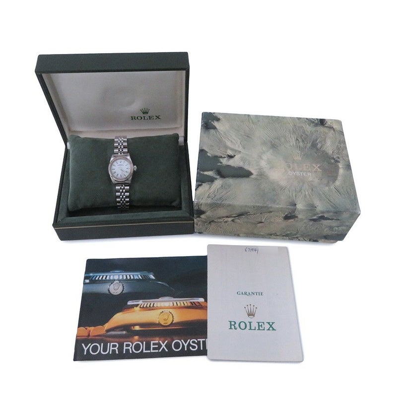 ロレックス デイトジャスト SS/K18WGホワイトゴールド R番 67194 ROLEX 腕時計 白文字盤