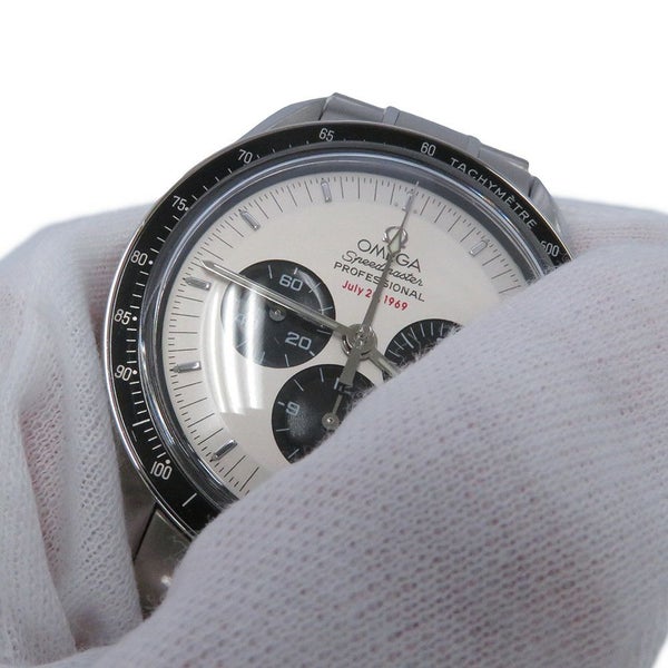 オメガ スピードマスター プロフェッショナル アポロ11号 35周年記念 クロノグラフ 3569.31 世界3500本限定 白文字盤
