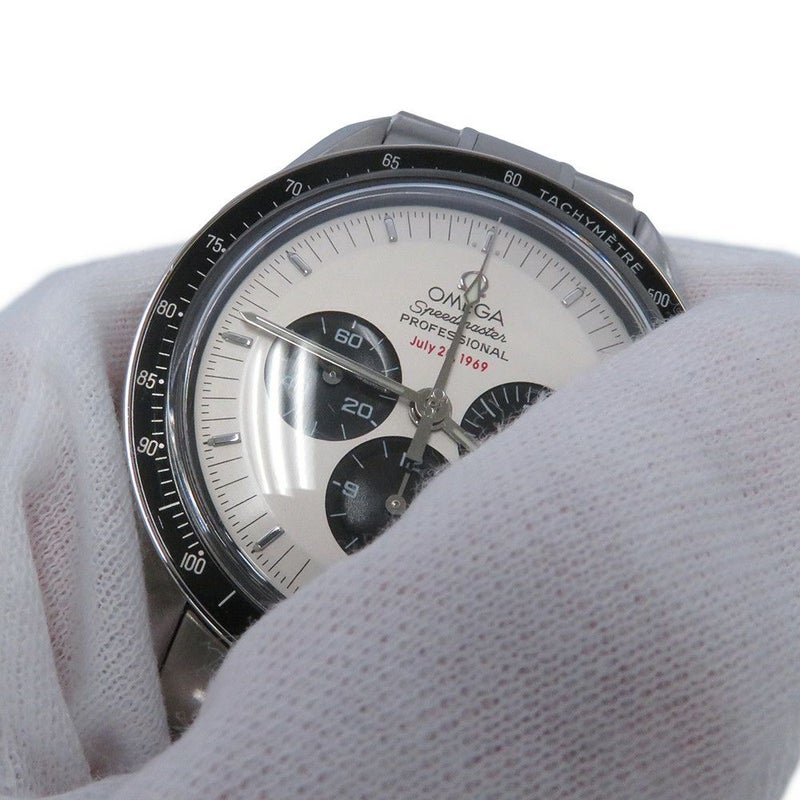 オメガ スピードマスター プロフェッショナル アポロ11号 35周年記念 クロノグラフ 3569.31 世界3500本限定 白文字盤