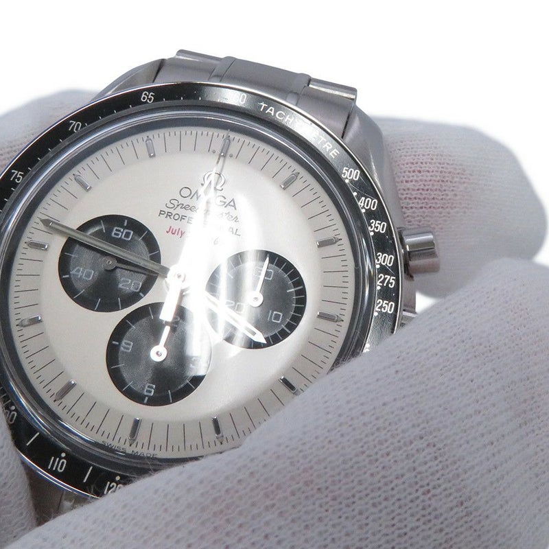 オメガ スピードマスター プロフェッショナル アポロ11号 35周年記念 クロノグラフ 3569.31 世界3500本限定 白文字盤