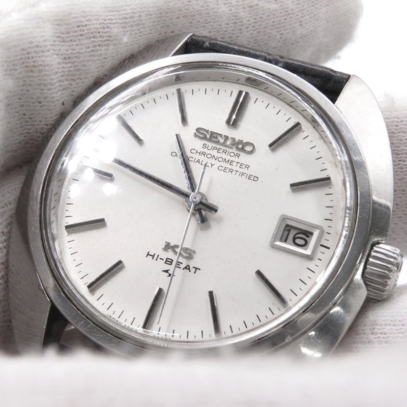 セイコー キングセイコー 45KS スーペリア クロノメーター 4502-8010 SEIKO 腕時計 シルバー文字盤 ヴィンテージ