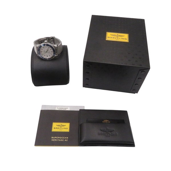 ブライトリング スーパーオーシャン ヘリテージ 42 A1732116/G717 BREITLING 腕時計 シルバー文字盤