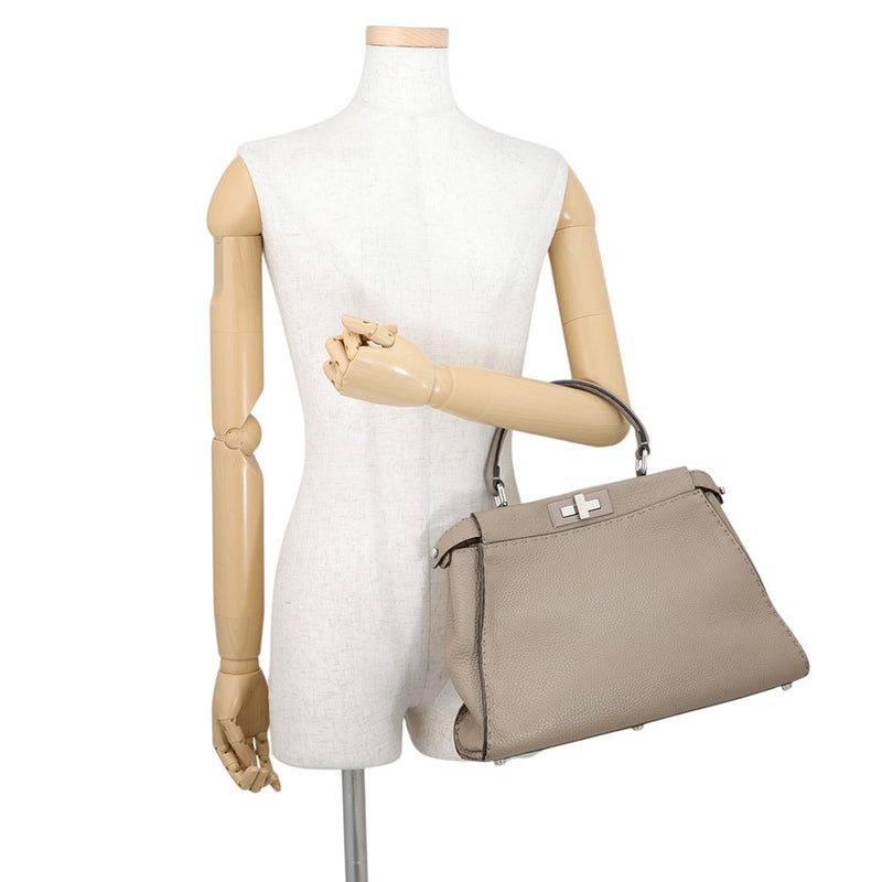 フェンディ ハンドバッグ セレリア ピーカブー レザー ミディアム 8BN290 FENDI 2wayショルダーバッグ