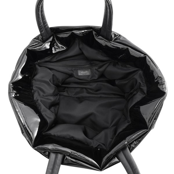 サンローランパリ トートバッグ ロゴ マキシ パテントレザー 777487 SAINT LAURENT PARIS 黒