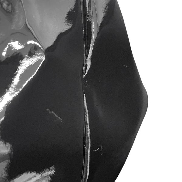 サンローランパリ トートバッグ ロゴ マキシ パテントレザー 777487 SAINT LAURENT PARIS 黒