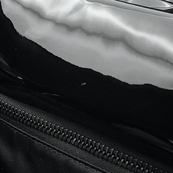 サンローランパリ トートバッグ ロゴ マキシ パテントレザー 777487 SAINT LAURENT PARIS 黒