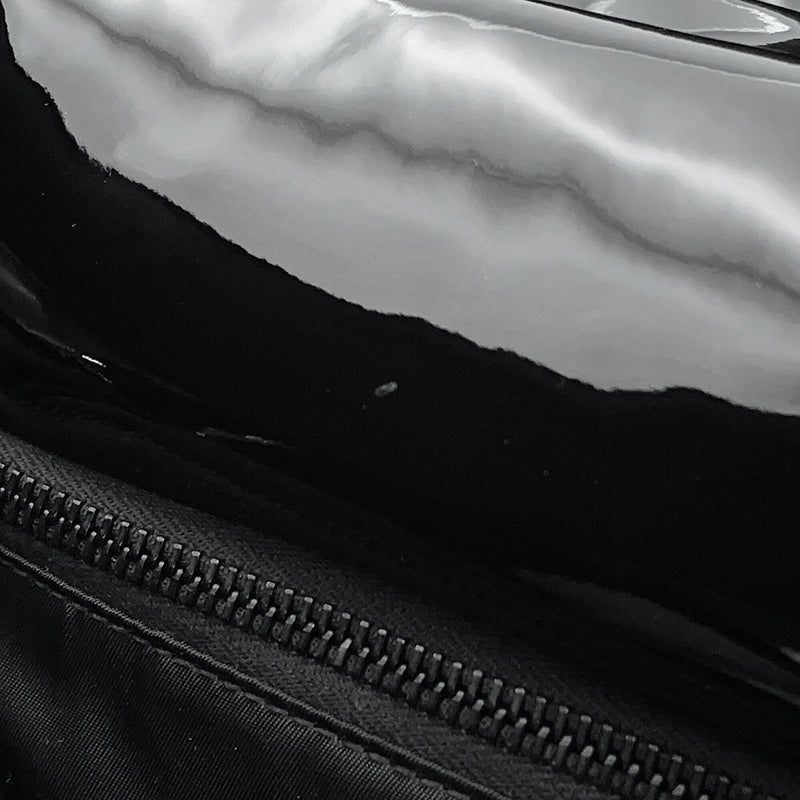 サンローランパリ トートバッグ ロゴ マキシ パテントレザー 777487 SAINT LAURENT PARIS 黒