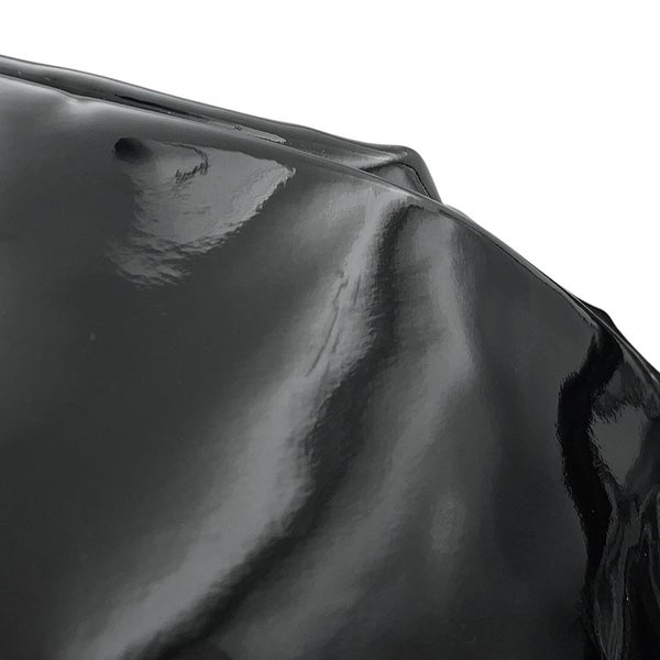 サンローランパリ トートバッグ ロゴ マキシ パテントレザー 777487 SAINT LAURENT PARIS 黒