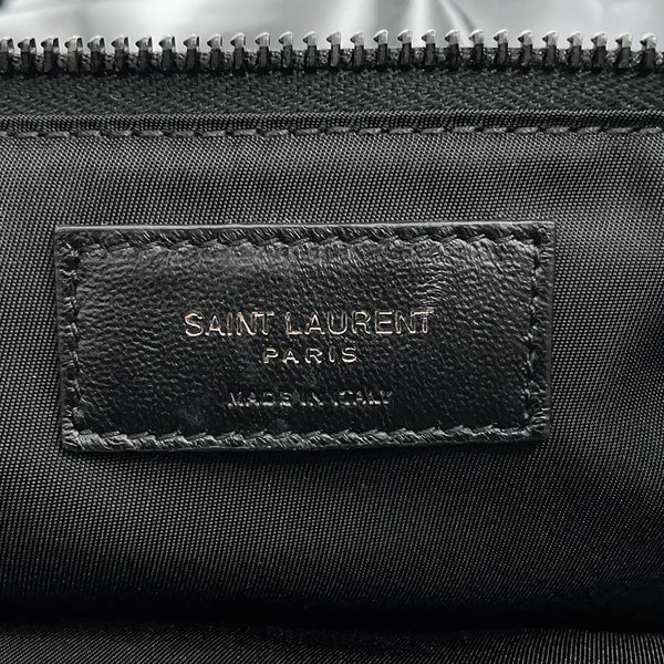 サンローランパリ トートバッグ ロゴ マキシ パテントレザー 777487 SAINT LAURENT PARIS 黒