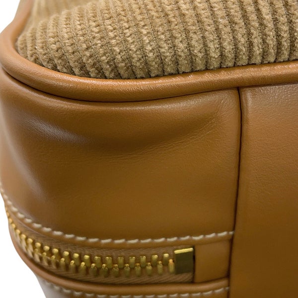 ミュウミュウ ハンドバッグ ボー ラージ コーデュロイ レザー 5BB163 Miu Miu バッグ
