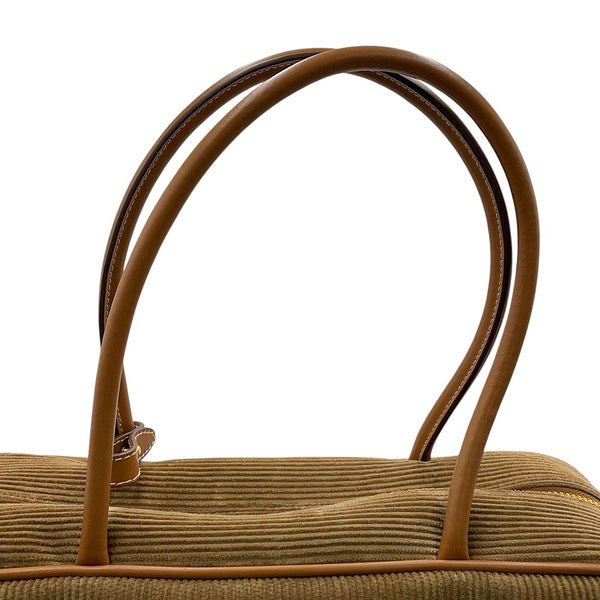 ミュウミュウ ハンドバッグ ボー ラージ コーデュロイ レザー 5BB163 Miu Miu バッグ