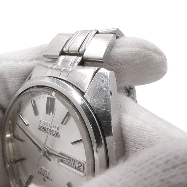 セイコー 5アクタス 6106-7740 SEIKO 腕時計 シルバー文字盤 ヴィンテージ