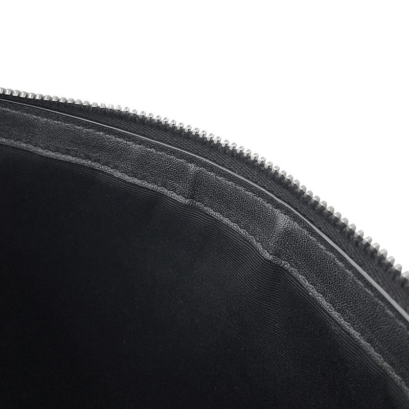 サンローランパリ クラッチバッグ リヴ ゴーシュ キャンバス/レザー 581369 SAINT LAURENT PARIS 黒