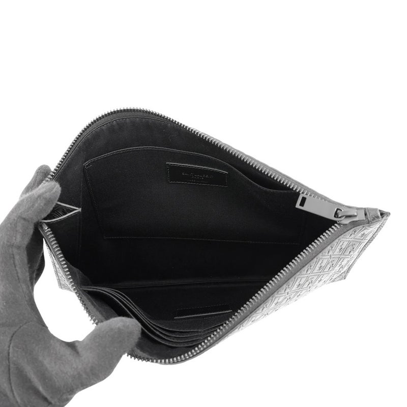 サンローランパリ クラッチバッグ ル・モノグラム レザー 647154 SAINT LAURENT PARIS タブレットケース 黒