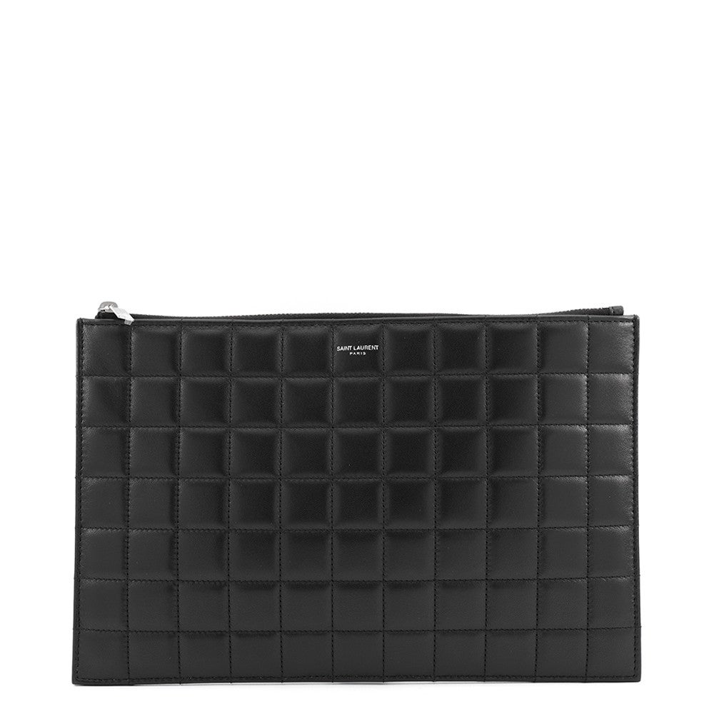 サンローランパリ クラッチバッグ キルティング レザー 760708 SAINT