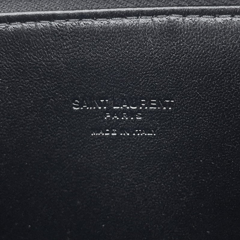 サンローランパリ クラッチバッグ キルティング レザー 760708 SAINT LAURENT PARIS 黒