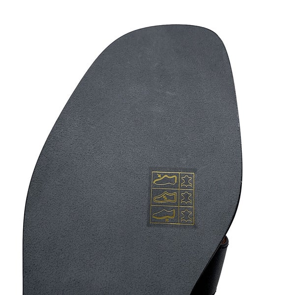 エルメス サンダル オラン レディースサイズ37 1/2 HERMES 靴 黒