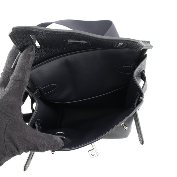 エルメス ボディバッグ ケリー アッカドPM キャバン/シルバー金具 トゴ B刻印 HERMES メンズ