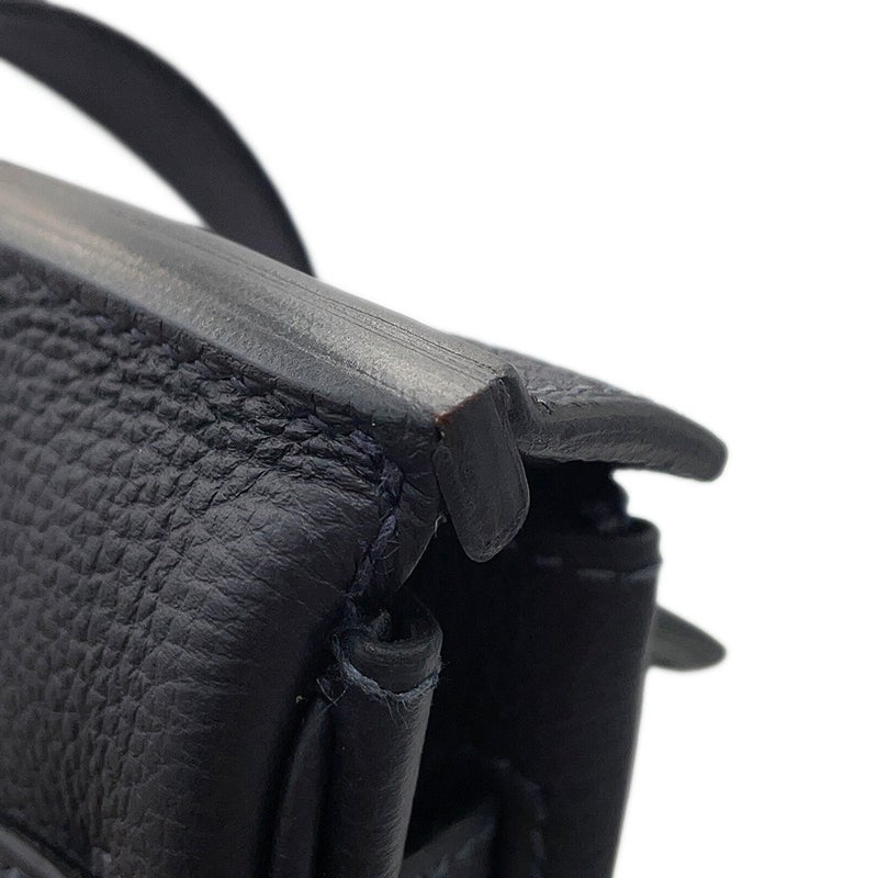エルメス ボディバッグ ケリー アッカドPM キャバン/シルバー金具 トゴ B刻印 HERMES メンズ