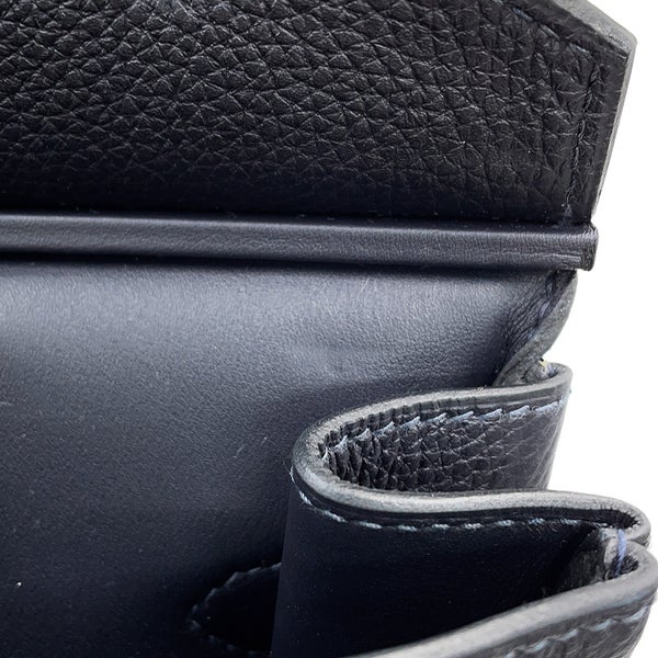 エルメス ボディバッグ ケリー アッカドPM キャバン/シルバー金具 トゴ B刻印 HERMES メンズ