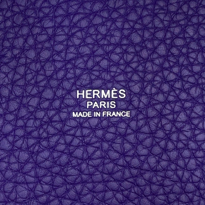 エルメス ハンドバッグ ピコタンロックPM パープル/シルバー金具 トリヨンクレマンス G刻印 HERMES