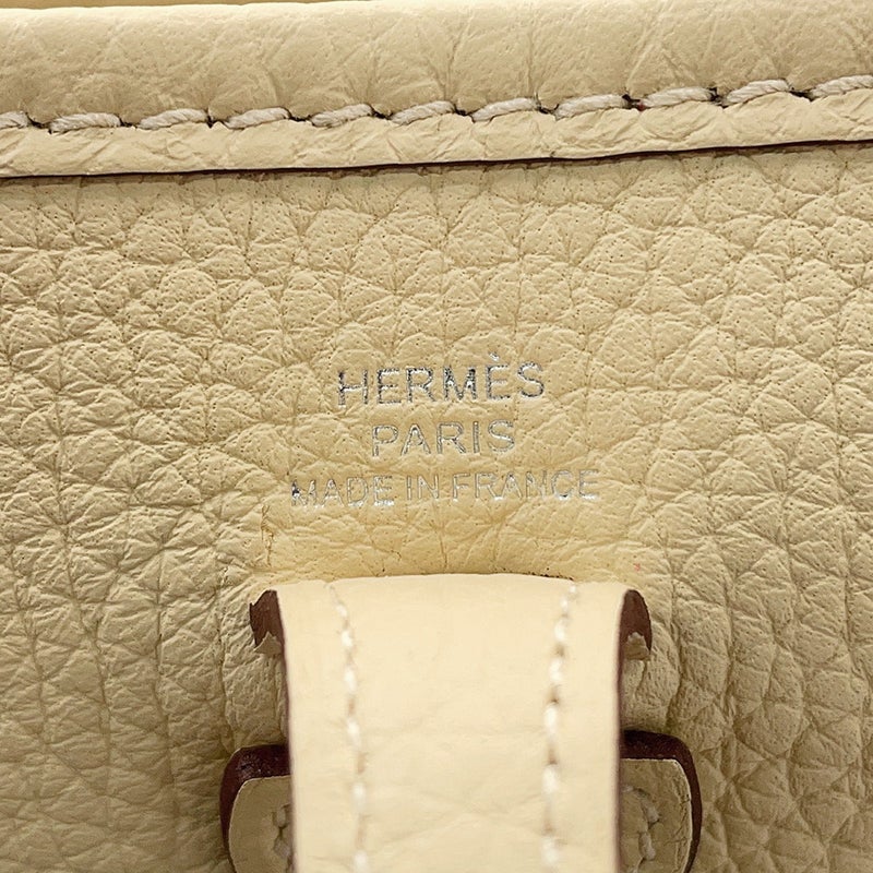 エルメス ショルダーバッグ エブリンTPM 85cm アマゾン ヴァニーユ/シルバー金具 トリヨンクレマンス G刻印 HERMES