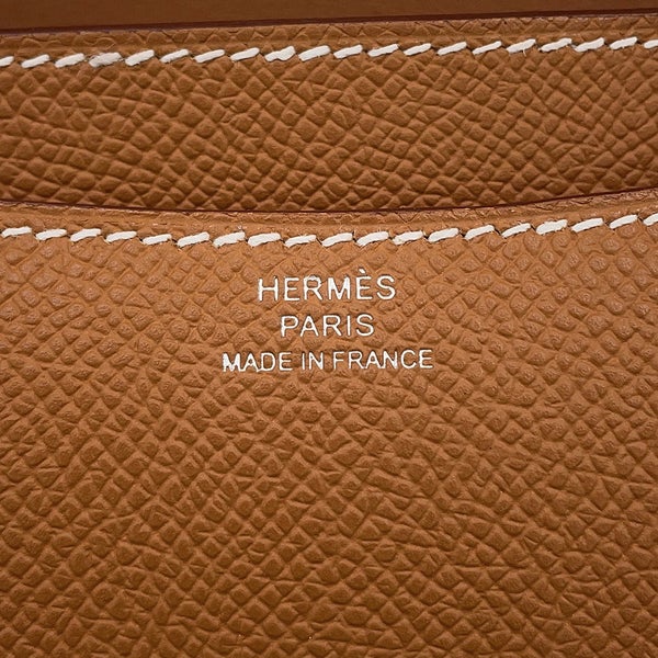 エルメス ショルダーバッグ ミニ コンスタンス3 ミロワール ゴールド/シルバー金具 エプソン W刻印 HERMES Constance