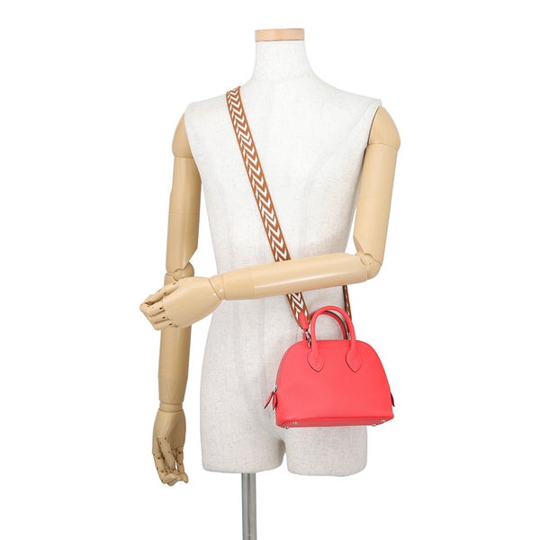 エルメス ボリード1923 ミニ ローズエクストリーム/シルバー金具 シェブルミゾル B刻印 HERMES ２wayショルダー
