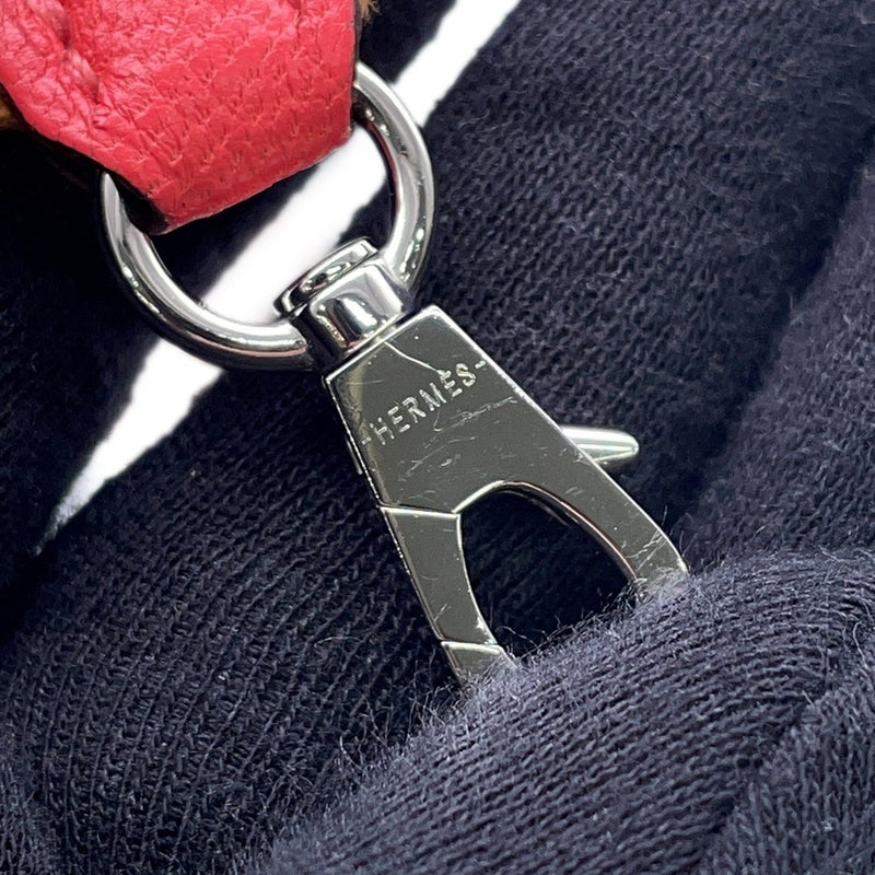 エルメス ボリード1923 ミニ ローズエクストリーム/シルバー金具 シェブルミゾル B刻印 HERMES ２wayショルダー