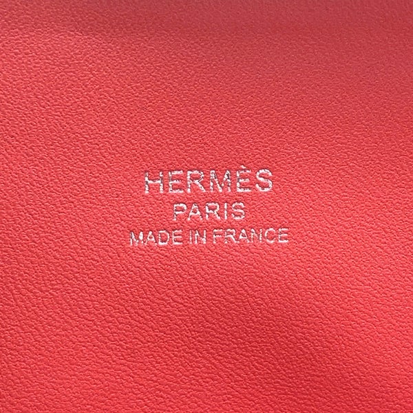 エルメス ボリード1923 ミニ ローズエクストリーム/シルバー金具 シェブルミゾル B刻印 HERMES ２wayショルダー