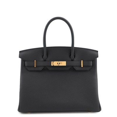 Hermès Birkin 30 Black Togo Gold